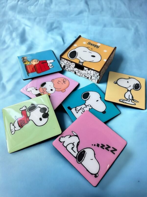 Juego de Portavasos Snoopy - Imagen 2