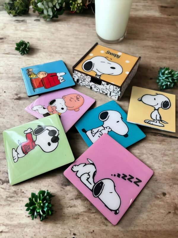 Juego de Portavasos Snoopy