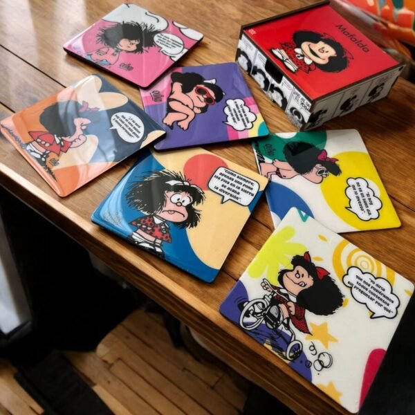 Juego de Portavasos Mafalda