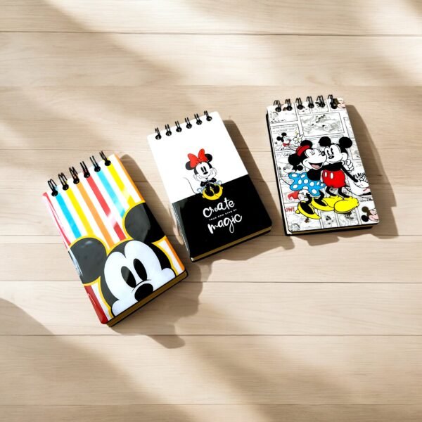 Libretas Kit x3 Mickey Mouse